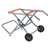 Table Saw Stand Portable, 350lbs Rolling Foldable Stand with Wheels - Heavy Duty Construction, Universal Fit for Most Table Saws, Easy Storage & Transport