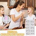 thumbnail image 2 of 0-9 Digital Chocolate Fondant Cake DIY Baking Decoration Tool, 2 of 9