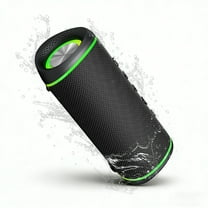 Portable Bluetooth Speaker with Stereo Sound, Wireless  Bluetooth 5.3,RGB Lights, IPX7 Waterproof, 24H Playtime, TWS Pairing for Outdoor/Home/Party/Travel