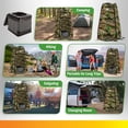 thumbnail image 4 of Wakeman Outdoors Camping Toilet Set - Pop Up Privacy Tent and Portable Toilet for Adults, Camo, 4 of 7