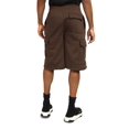 thumbnail image 3 of G-Style USA Men's Solid Fleece Heavyweight Cargo Shorts FS76 - Brown - 5X-Large, 3 of 5