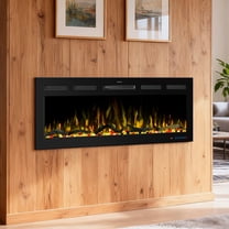 50" Smart Electric Fireplace Insert with App, Remote & Voice Control, 13 Flame & Ember Colors, Timer, Overheating Protection