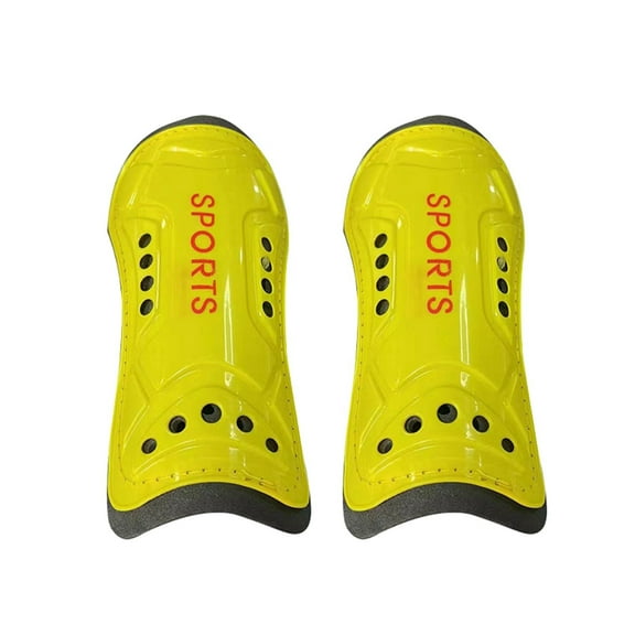 uvwlwu Football Leg and Knee Protective Pads for Men Youth Sports Training Competition Gear(Yellow)