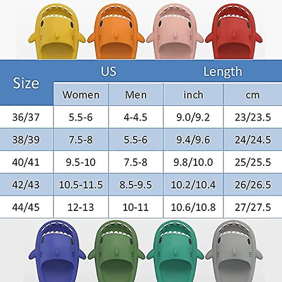 Unisex Cute Shark Slides Slippers For Family Matching Outfit-Pink-190(foot 185mm)-limenda