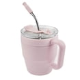 thumbnail image 2 of Paquete con 20 piezas de Taza acero inoxidable tapa push con popote rosa 12 x 6.5, 2 of 4