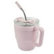thumbnail image 2 of Paquete con 50 piezas de Taza acero inoxidable tapa push con popote rosa 12 x 6.5, 2 of 4