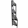 thumbnail image 1 of Pangaea Home & Garden BT-FL007-K Folding Corner Bakers Rack Four Shelves - Black, 1 of 1