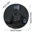 thumbnail image 2 of Wide Brim Solar Fan Sun Hat For Men, Breathable Sun Protection Cooling Cap With 3 Solar Fan, USB Rechargeable Fan Sun Hat For Fishing Hiking Camping, 2 Charging Mode Outdoor Summer Sun Hat, 2 of 5