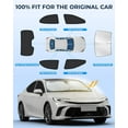 thumbnail image 5 of for Toyota Camry 2018-2024 Car Window Shades, 8pcs Privacy Sun Shade Set for Front Windshield Side and Rear Windows, Full Window Covers Keeps vehicle Cool for Camping Napping, 5 of 6