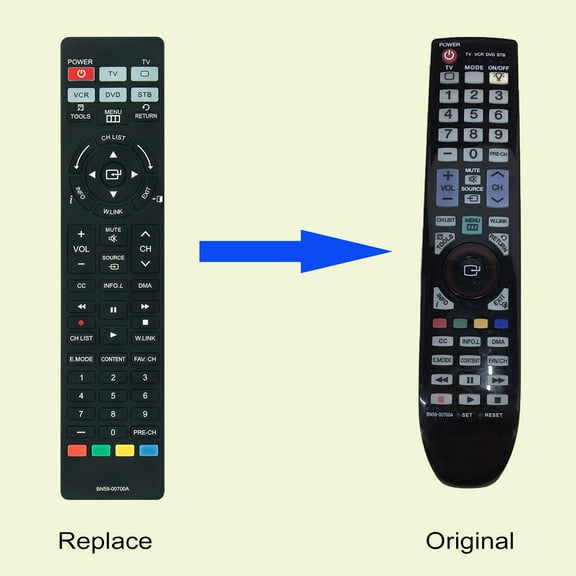 BN59-00700A Replaced Remote fit for Samsung TV LN46A850 LN46A860 LN55A950 LN46A850 LN52A860 LN46A950 N46A860