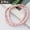 leather pink, variant on 2Pack 100% Pure Mulberry Silk Black Brown Chocolate Pink Nude Neutral Skinny Scrunchies Travel Pouch Everyday Hair Ties Elastics Hair Care Ponytail Holder No Damage