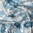 thumbnail image 7 of Ambesonne Botanical Valance & Curtain, Blue Blooming Flowers, 55"x45", Night Blue, 7 of 7