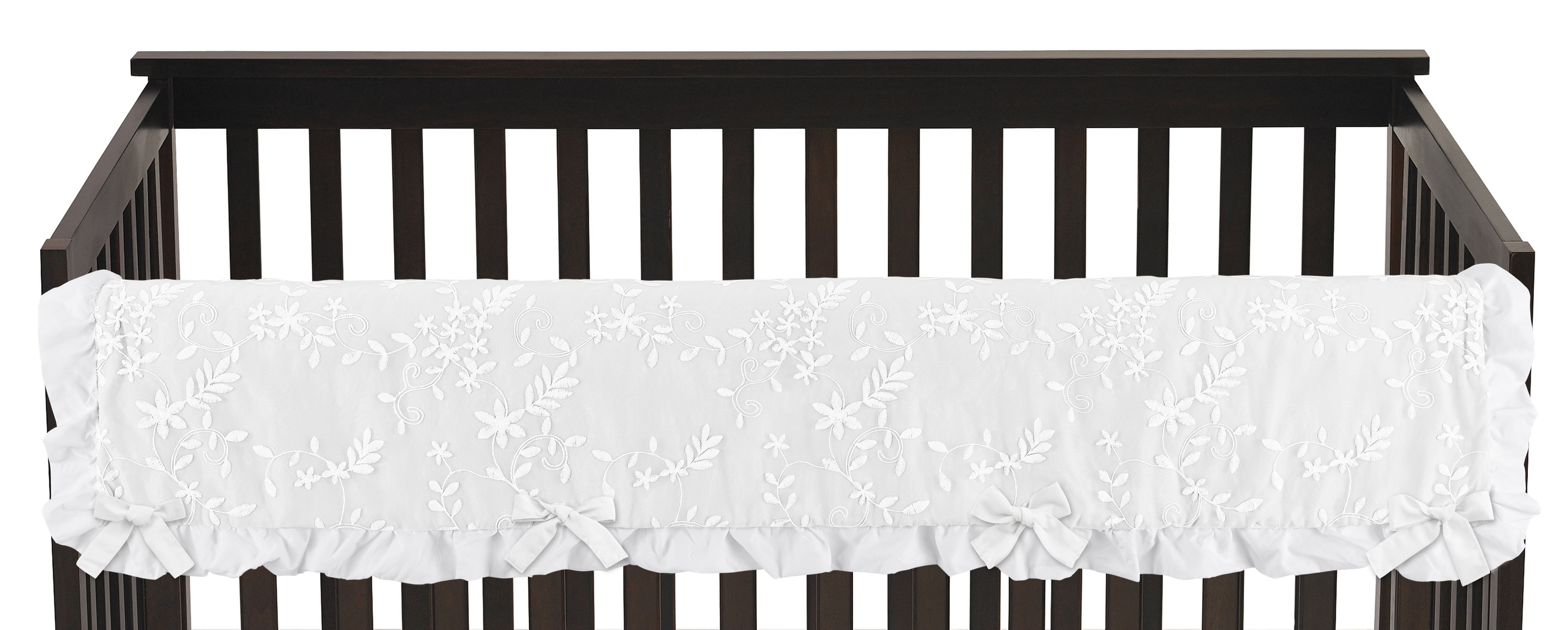 Sweet Jojo Designs 2-Piece Side Crib Rail Guards Baby Teething Cover Protector Wrap for Bear Mountain Watercolor Collection by 
