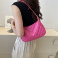 thumbnail image 3 of Bolso de mano de moda para mujer, elegante bolso de mano con decoración de cadena Formal, monederos con clase (rosa), 3 of 9