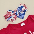 thumbnail image 4 of Newborn Girl Outfits Strawberry Ribbed Baby Summer Clothes Romper Bow Ruffle Shorts Skirt Headband Toddler Girl Outfits Red 3-6 Months, 4 of 5