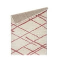 thumbnail image 3 of LBaiet 4' x 6' Navy Blue and White Geometric Diamond Rectangular Shag Area Throw Rug, 3 of 7