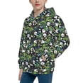 thumbnail image 2 of Kdxio Fun Panda Playing With Bamboo Leaves Pattern Kids Boys Girls Zip Up Hoodie 3D Printed Hooded Sweatshirt Hoody Coat with Pocket 7-12 Y-Small, 2 of 6
