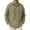 Green, variant on Bxsruta Men's Pullover Shirts Long Sleeve Half Button Down Tops with Pockets Textured Casual Workwear