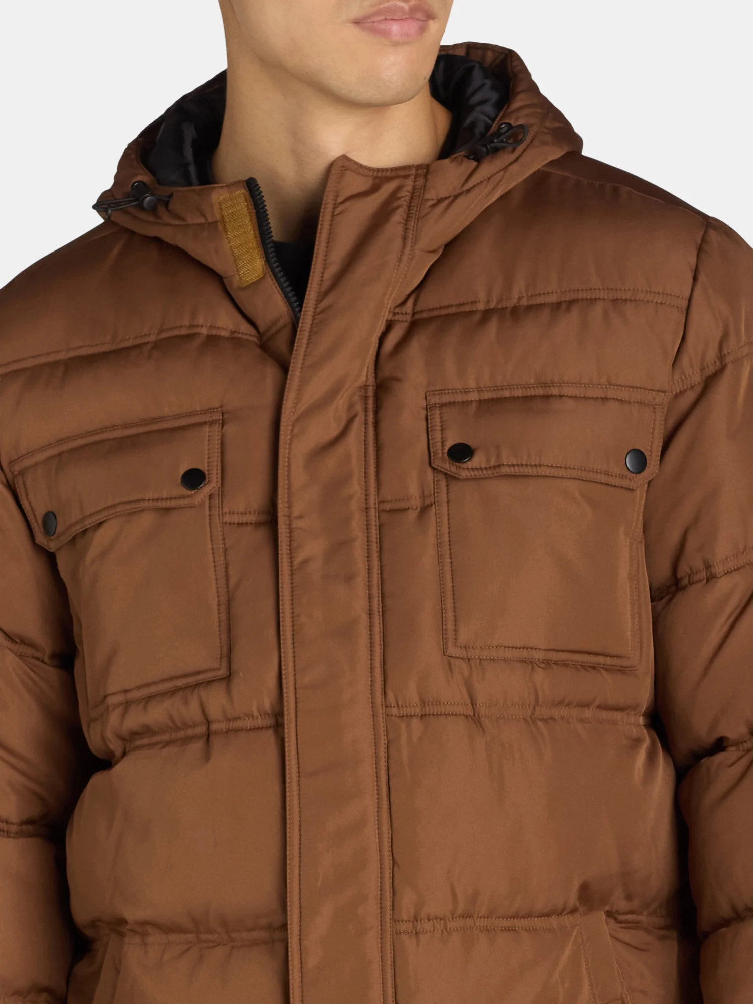 Big Chill Men’s Quilted Puffer Coat with Hood, Sizes M-XXL