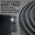 "Black Rhino Heavy Duty Pool Backwash Hose, 2"" x 100', with Clamp 1