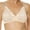 Light Rose / Grey, variant on Amoena Womens Alina Padded Wire-Free Pocketed Mastectomy Bra Light Rose/Grey 36D