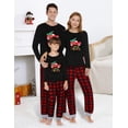 thumbnail image 2 of Sinhoon Christmas Family Matching Pajamas Sets Car Print Long Sleeves Pullover Long Pants Plaid Xmas Clothes, 2 of 9