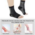 thumbnail image 3 of 3 Pairs Neuropathy Socks, Soothe Socks For Neuropathy Pain, Tendonitis Compression Socks, Plantar Fasciitis, Neuropathy, 3 of 5