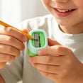 thumbnail image 5 of Mini Sacapuntas Manual con Cuchilla Metálica: Sacapuntas Portátil de Mano para Niños, Estudiantes y La Escuela. Sacapuntas Compacto de Plástico para Lápices Estándar, de Colores y de Arte., 5 of 5