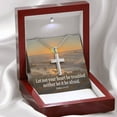 thumbnail image 6 of Scripture Card Let Not Your Heart Be Troubled John 14:27 Cross Card Necklace w Stainless Steel Pendant Religious, 6 of 20