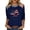 Navy, variant on Hogleaql Usa Shirt for Women Usa Flag 1776 Patriotic T Shirts 3/4 Lenght Sleeve Summer Usa Graphic Shirts Blue 3XL