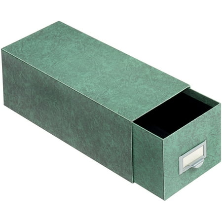Globe-Weis Agate Index Card Storage Drawers, Green, 1 Each (Quantity)