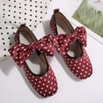 thumbnail image 5 of YHAJDS Loafer Shoes for Women Print Polka Dot Bowknot Slip On Casual Daily Walking Flats, 5 of 10