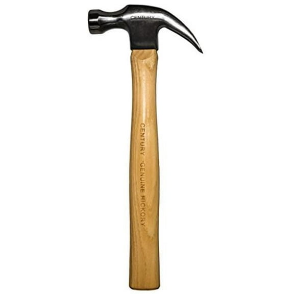 Century Drill & Tool 72274 Hammers Wood Handle Curved, 12-5 in. - 16 oz