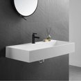 thumbnail image 2 of Serene Valley 40 Inch Wall Mount or Countertop Solid Bathroom Sink, White, 2 of 9