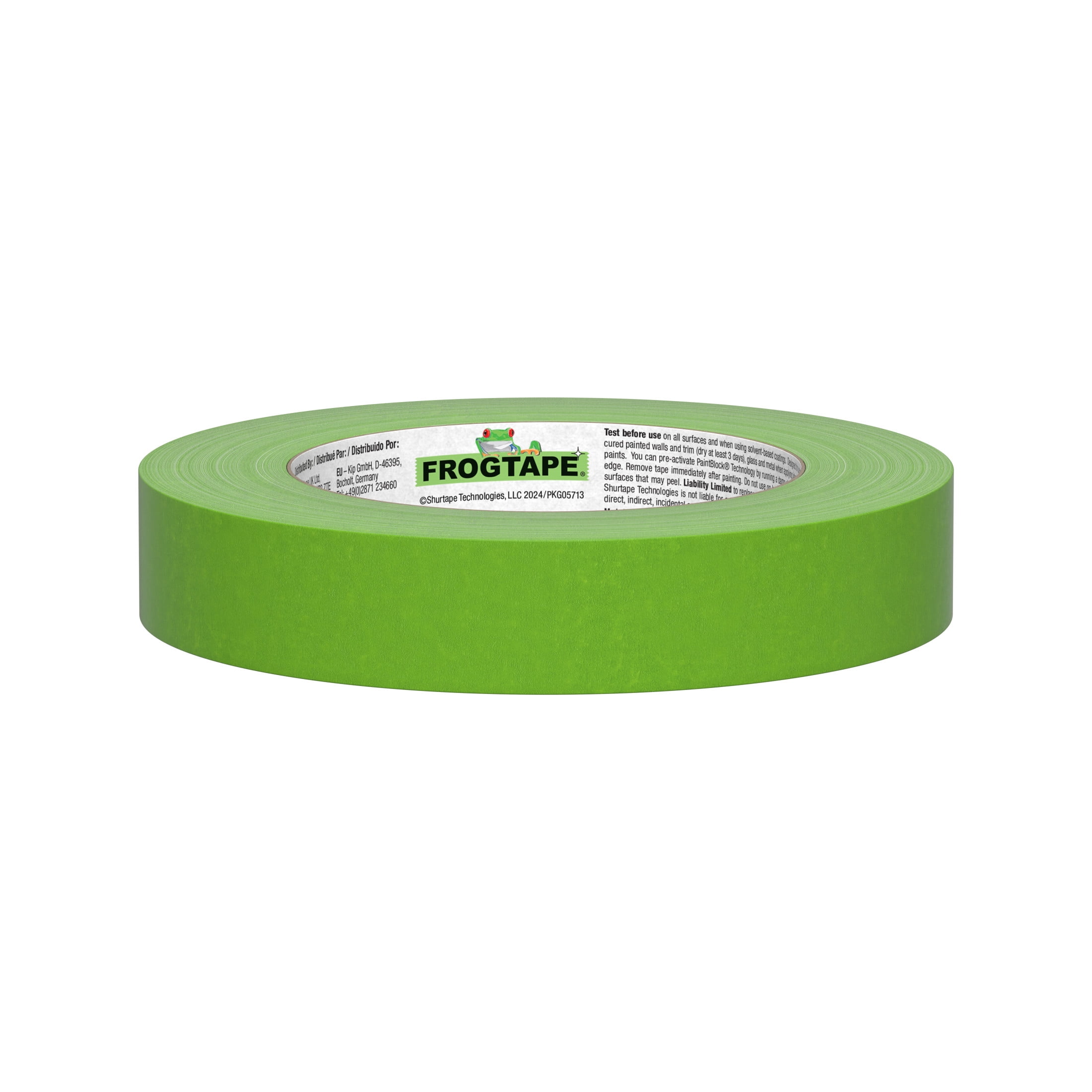 FrogTape Multi-Surface Painter's Tape, 0.94 in. x 60 yd., Green