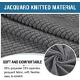 thumbnail image 4 of Round Ottoman Storage Cover Folding Stool Covers Furniture Protector Cover for Footrest Ottoman Fit Dia 24" - 29" Gray, 4 of 6