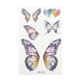 thumbnail image 3 of Unique Bargains 10 Pcs Realistic Temporary Tatto Colorful Fake Tattoos Yellow Pink Purple, 3 of 5