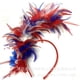 thumbnail image 1 of Diadema de plumas de arcoíris de gran venta en Europa y América, estilo vintage británico, para fiestas de Halloween, Navidad y actuaciones en el escenario, 1 of 1