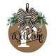 thumbnail image 1 of Placa Colgante Personalizada para Puerta de Entrada | Decoración de Temporada de 30 X 30 Cm con Cinta | Elija Entre 26 Letras para Un Letrero de Bienvenida Personalizado, 1 of 1