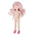 thumbnail image 2 of Adorable 28cm 22 bo articuda 1/6 chica muñeca cuerpo desnudo DIY juguete reempzos Flequillo rosa cro Zulema BJD Doll Nude Body, 2 of 8