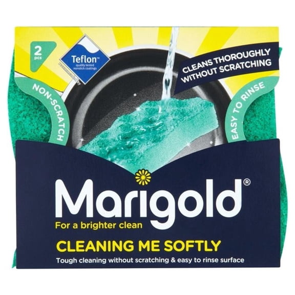 Marigold Cleaning Me Softly Scouring Pads (Pack of 2)
