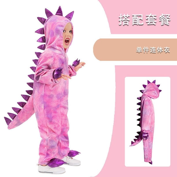 Disfraces de dinosaurios de Halloween para niños, monos de Cosplay del mundo del tiranosaurio, trajes de fiesta de escenario para niños, regalos de navidad 2023 xuanjing unisex
