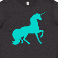 thumbnail image 4 of Inktastic Aqua Unicorn Youth T-Shirt, 4 of 5