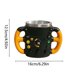 thumbnail image 2 of Taza de acero inoxidable de resina con forma de volante, 2 of 2
