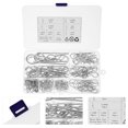 thumbnail image 2 of 125pcs Cotter Pins Trailer Pin Clip Spring Fastener Hardware Pins Hitch Pins, 2 of 9