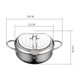 thumbnail image 4 of Premium Deep Fryer with Temperature Control 3 2L Suitable for All Stoves, 4 of 11