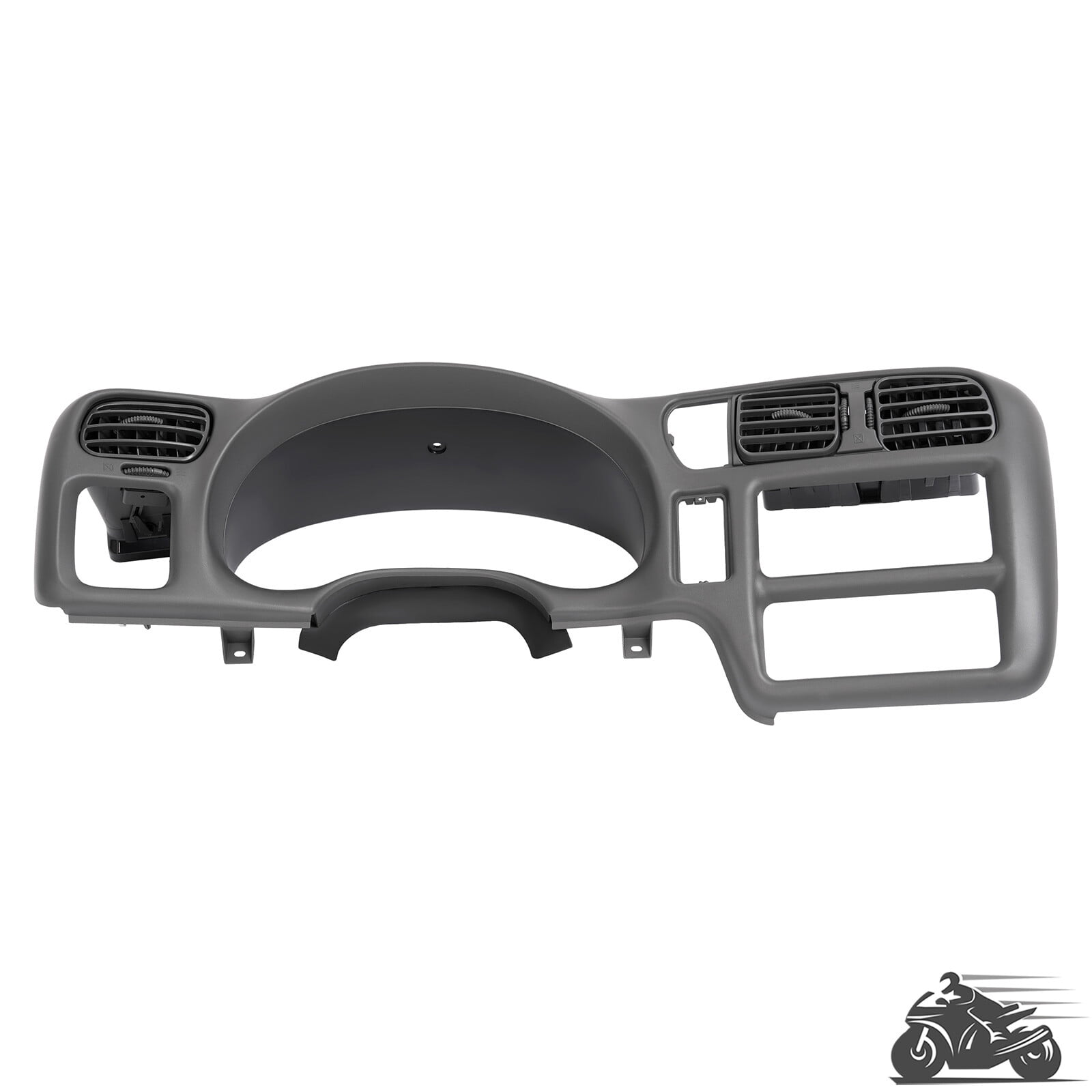 Dash Bezel Trim Cover Cluster Blazer Gray Fit For 1998-2004 Chevy