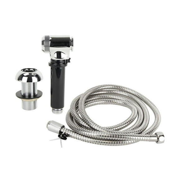Through-Hull Straight Sprayer with 8' Stainless Steel Hose