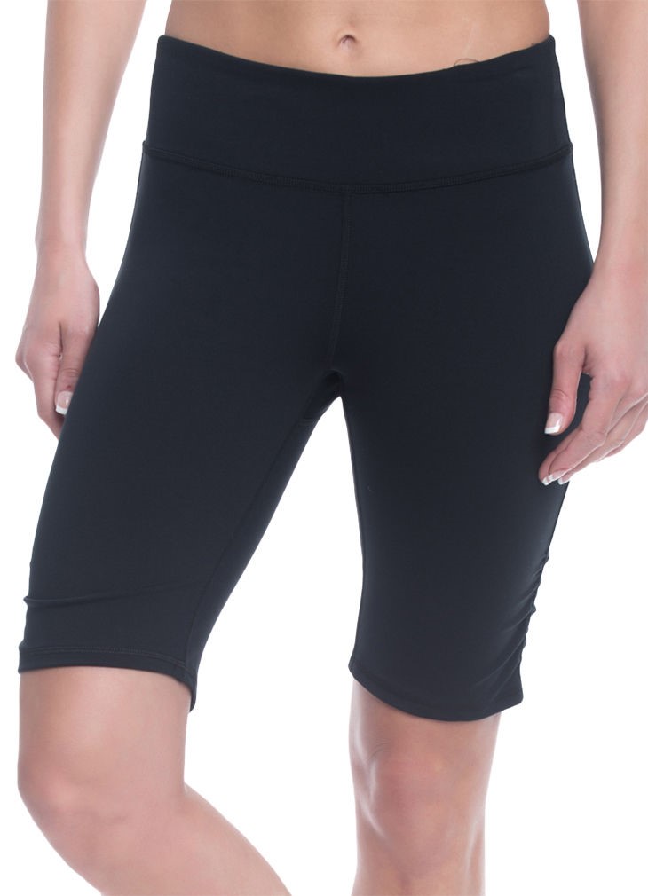 Gaiam Womens Solid Om Yoga Shorts 
