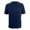 Dark Blue, variant on Men Summer Casual Slim Fit Knit T Shirt Solid Round Neck Tops Men's Loose Fit Shirts